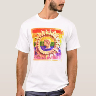 emperor's fade gay lgbtq rainbow pride t-shirt