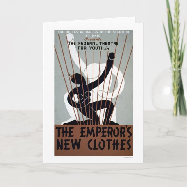 Emperors New Clothes 1937 WPA Card (Front)