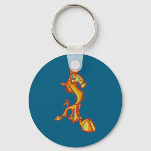Emperors New Groove Golden Kuzco _1 Key Ring