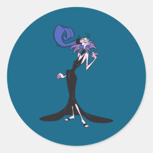 Emperors New Groove Yzma _1  Classic Round Sticker