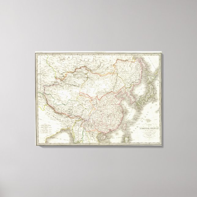 Empire Chinois, Japon - Chinese Empire and Japan Canvas Print (Front)