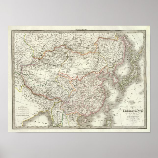 Empire Chinois, Japon - Chinese Empire and Japan Poster (Front)