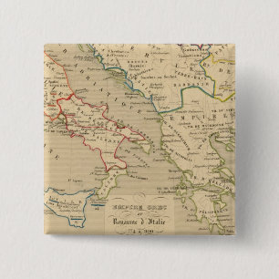 Empire Grec et Royaume d'Italie 774 a 900 15 Cm Square Badge