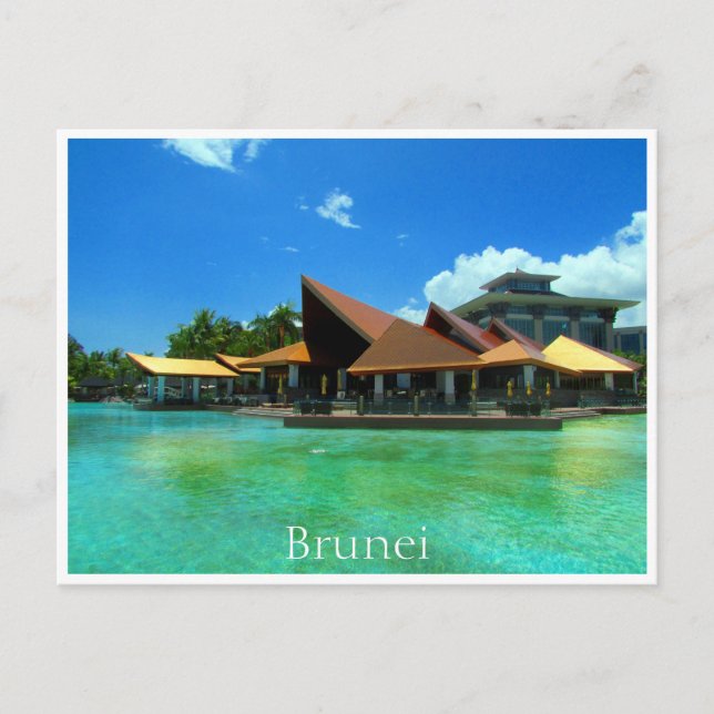 empire hotel blue pool postcard (Front)