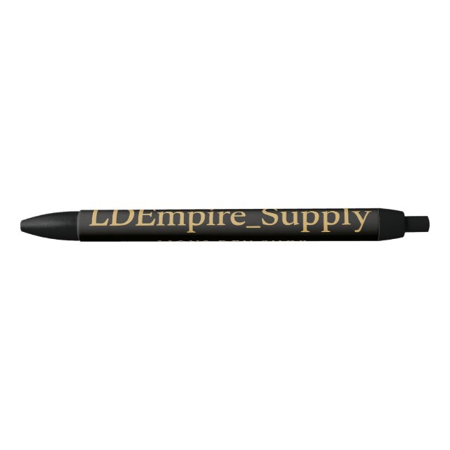 Empire Ink Black Ink Pen (Front)