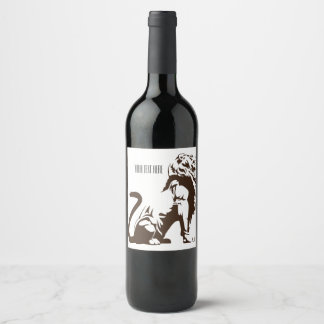 Empire Lion Wine Label