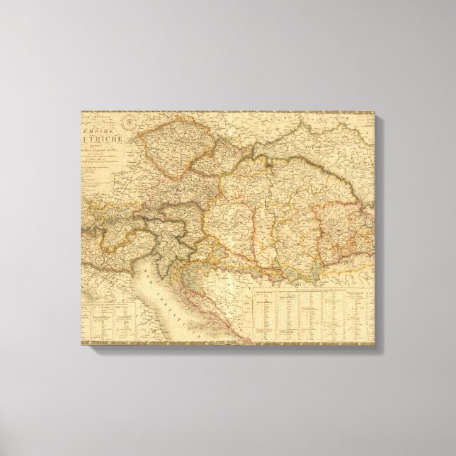 Empire Maps Canvas Print (Front)