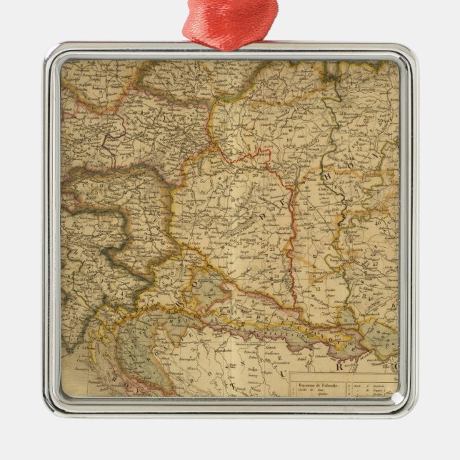 Empire Maps Metal Tree Decoration (Front)