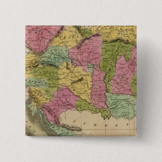 Empire Of Austria 15 Cm Square Badge (Front)