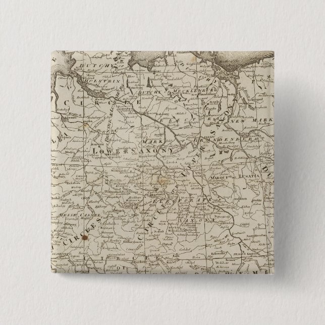 Empire of Germany 2 15 Cm Square Badge (Front)