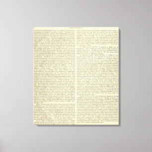 Empire of Napoleon Bonaparte 1811 AD 5 Canvas Print