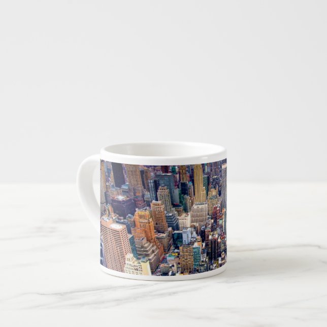 Empire State Building and Midtown Manhattan Espresso Cup (Front Left)