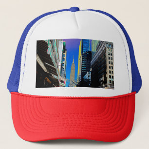 Empire State Building from 42nd St New York  Trucker Hat