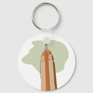 Empire State Building Key Ring