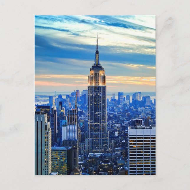 Empire State Building, Manhattan, New York City Postcard (Front)