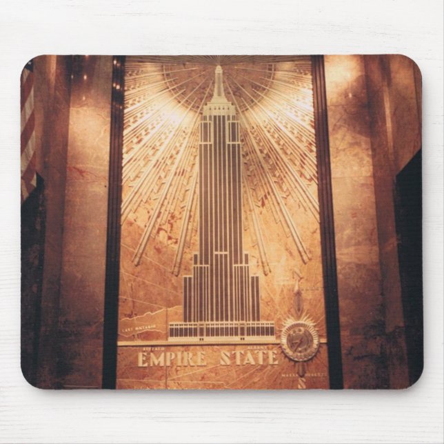 Empire State Building Mouse Pad (Front)