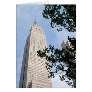 Empire State Building -New York City -Blank Inside