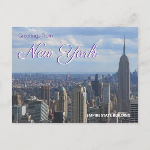 Empire State Building New York City Postcard