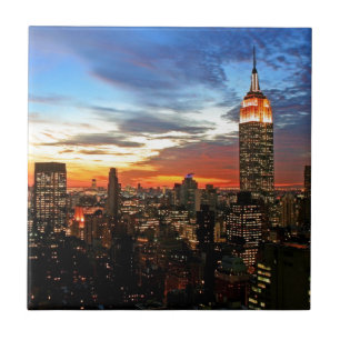 Empire State Building New York Tile