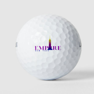 Empire State Building-New York-Vibrant Golf Balls