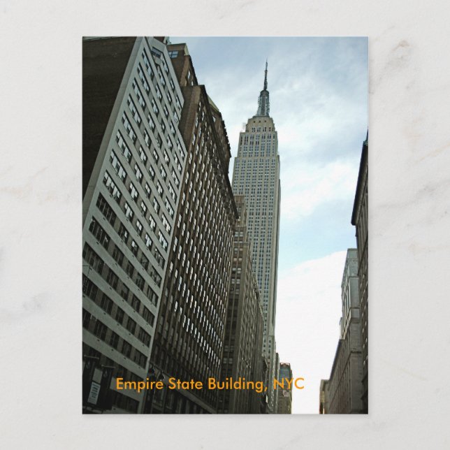 Empire State Building, NYC Postcard (Front)