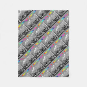 Empire State Building NYC USA - Pro Photo Fleece Blanket