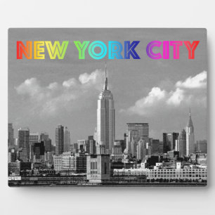 Empire State Building NYC USA - Pro Photo Plaque