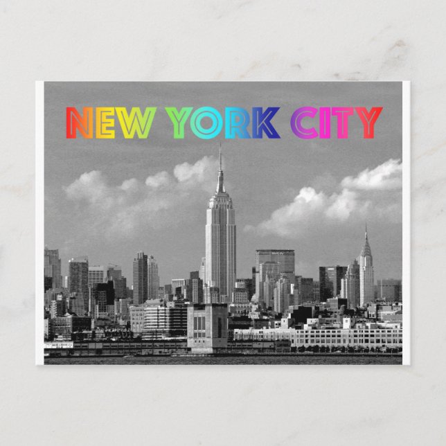 Empire State Building NYC USA - Pro Photo Postcard (Front)