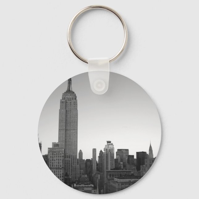 Empire State Building Photo 2 Key Ring (Front)