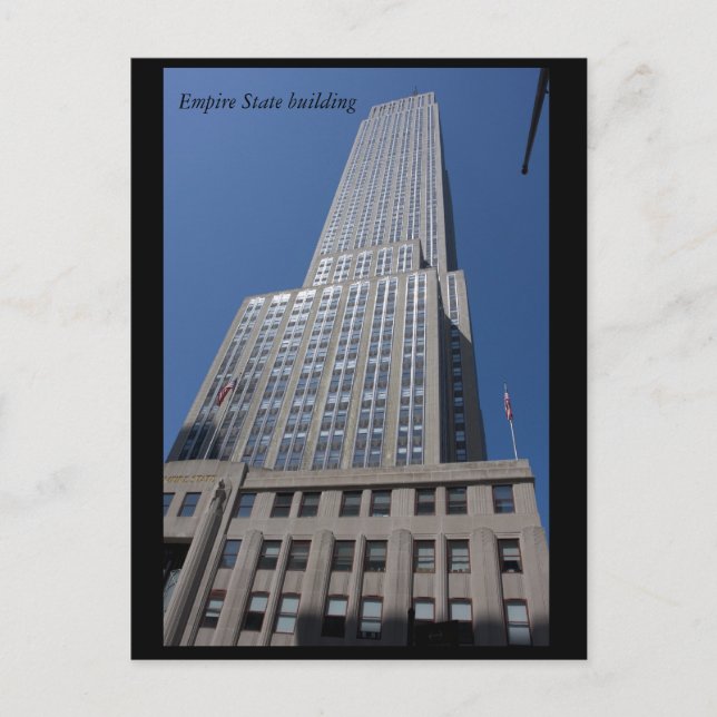 Empire State building Postcard (Front)