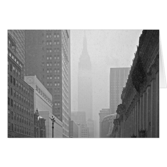 Empire State Building - Snowy Day (Front Horizontal)