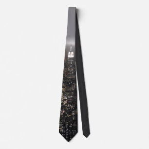 Empire State Building Tie NY City Souvenir Necktie