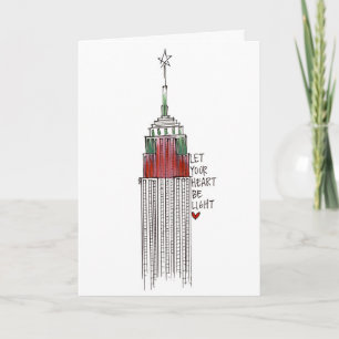 Empire State Christmas Holiday Card