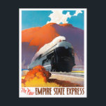 Empire State Express vintage travel postcard<br><div class="desc">Empire State Express vintage travel Postcard</div>