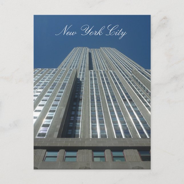 empire state high up postcard (Front)