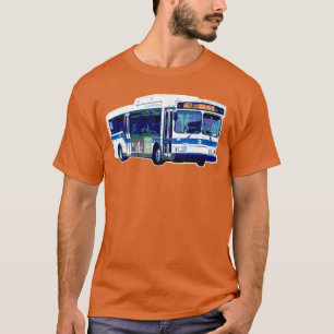 Empire State NY Co Funky Retro NYC MTA Busransit D T-Shirt