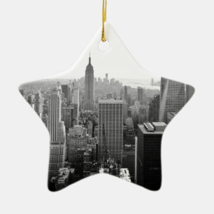 Empire States Building Manhattan Ceramic Tree Decoration