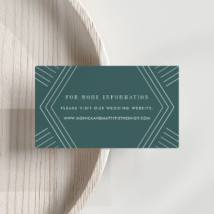 Empire Wedding Website Cards Jasper