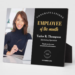 Employee 10 years Service Personalised Photo Award Plaque
