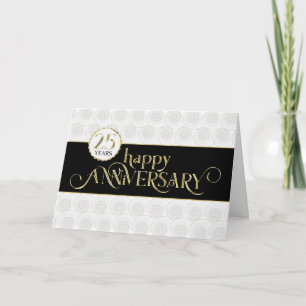 Employee 25th Anniversary - Prestigious Black Gold Card