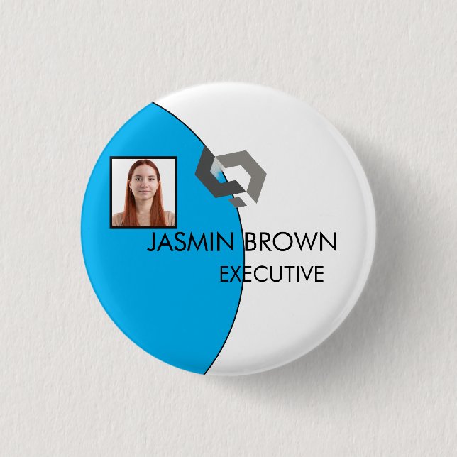  Employee 3 Cm Round Badge (Front)