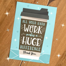 Employee All Your Hard Work Makes HUGE Difference
