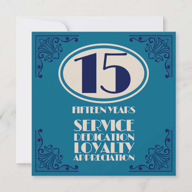 Employee anniversary recognition milestone service (Front)