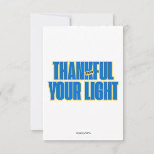 Employee Appreciatin Thank you Card
