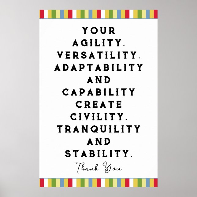 Employee Appreciation Poster (Front)