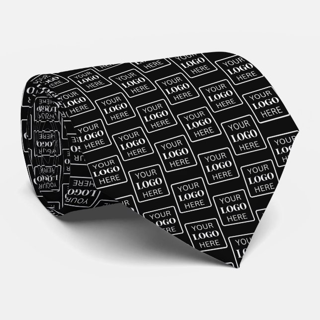 Employee Branded Uniform Business Logo Tie (Rolled)