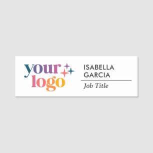 Employee Company Custom Business Name Tag