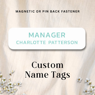 Employee Corporate Business Professional Company Name Tag