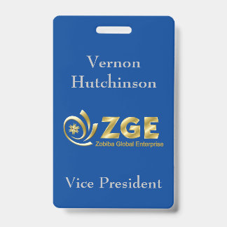 Employee Custom Name Tag ID Badge