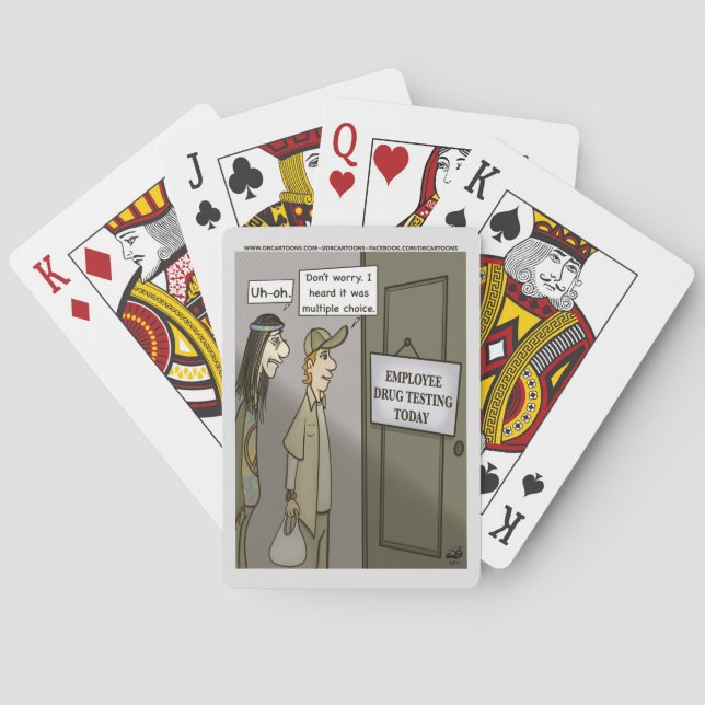 Employee Drug Playing Cards (Back)